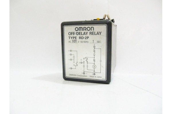 Omron Time Delay Relay with base, RD-2P, Omron, Japan